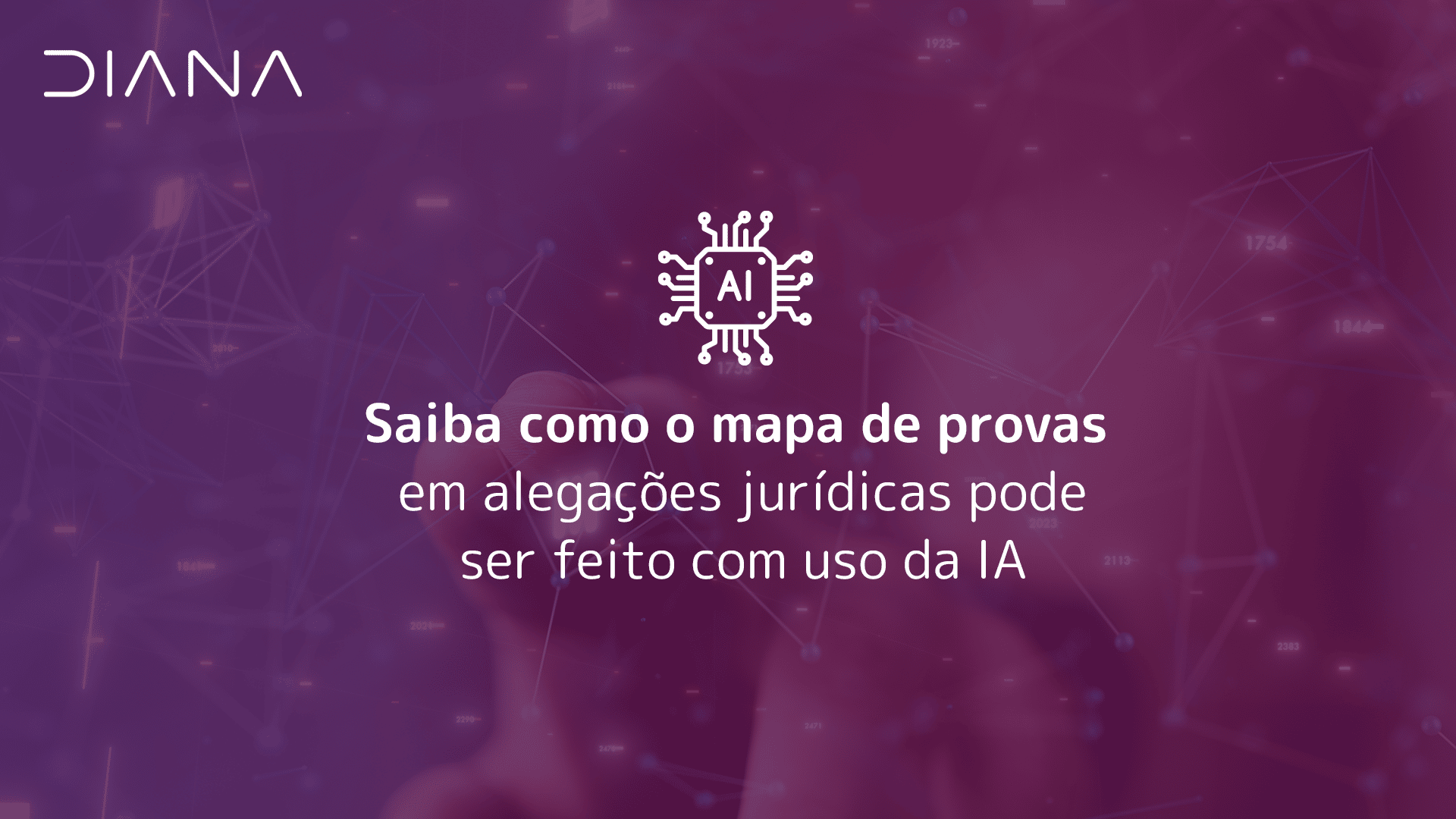 Saiba como o mapa de provas em alegações jurídicas pode ser feito com uso da IA